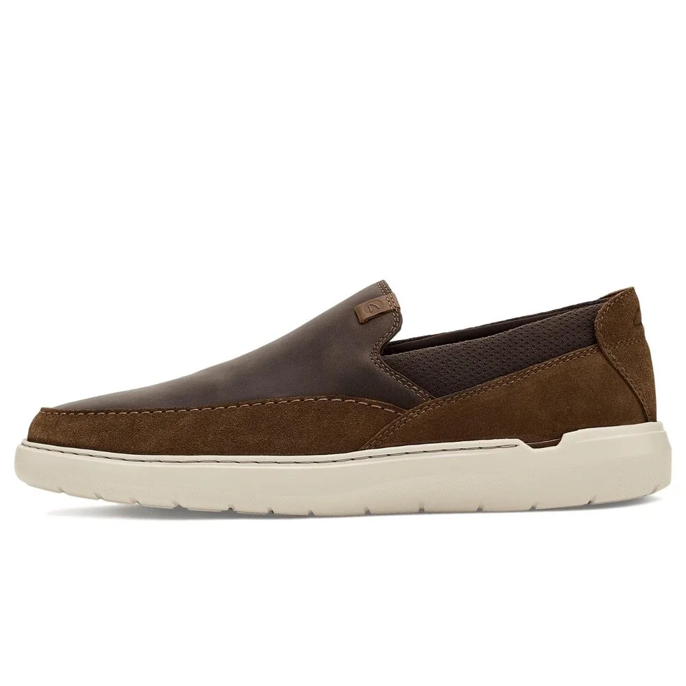 Clarks Flexwell Step 26187779 Men's 7.5 M Beeswax Slip-On Casual Shoes LIQ1577